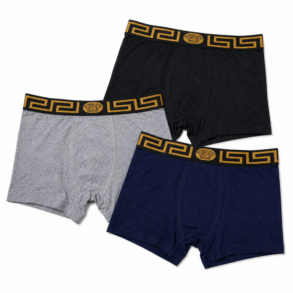Versace Signature Old Boxer Briefs – 3-Pack