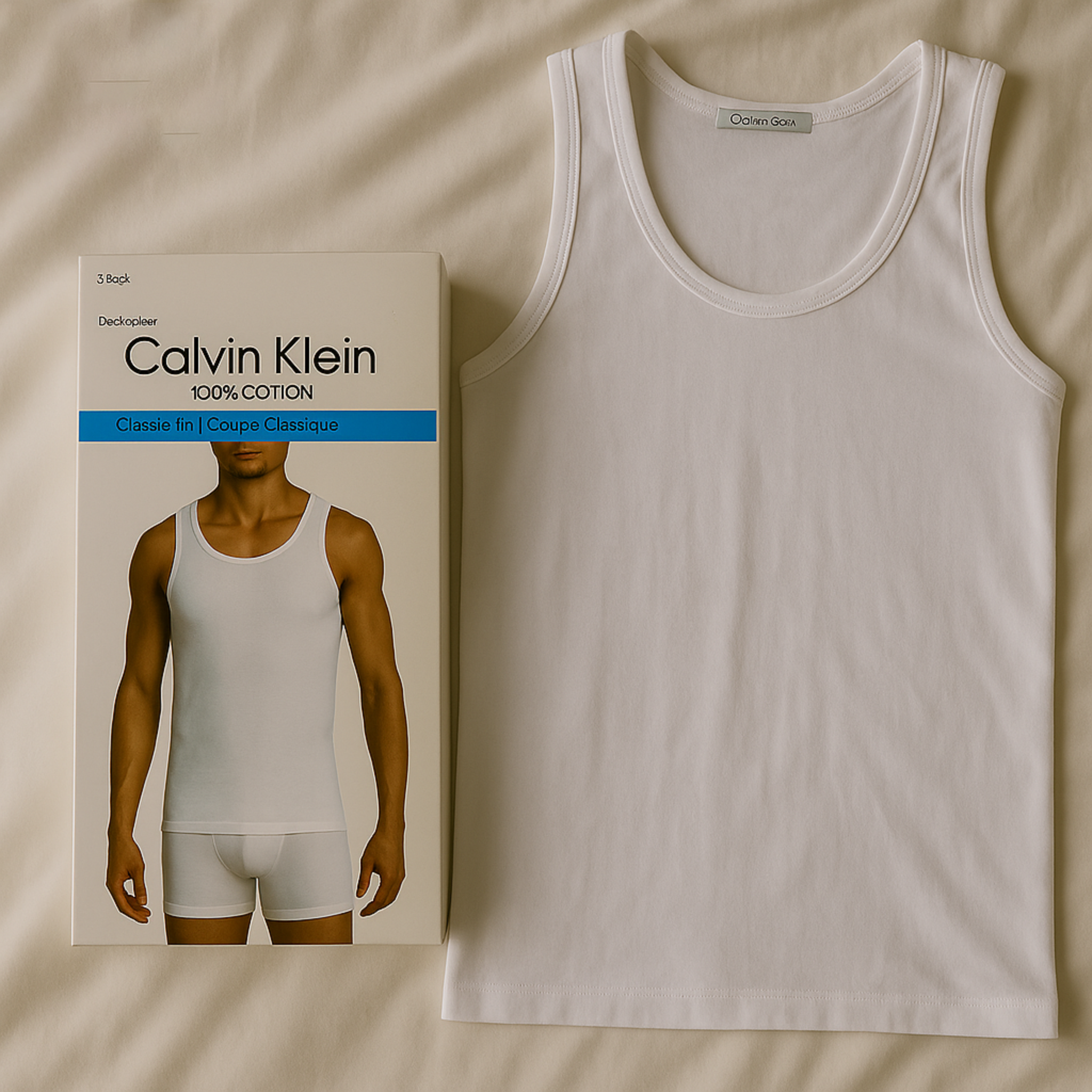 Calvin Klein Cotton Classics Fit 3-Pack Tanks